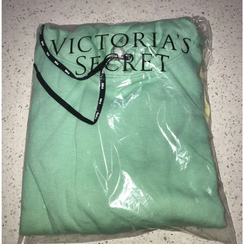 Vs Victorias Secret Pink Active Fleece Pullover Hoodie Sweater Top XS